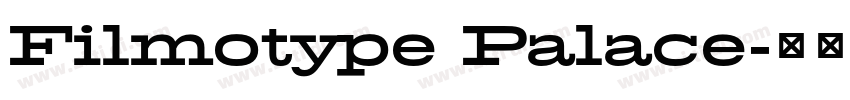 Filmotype Palace字体转换